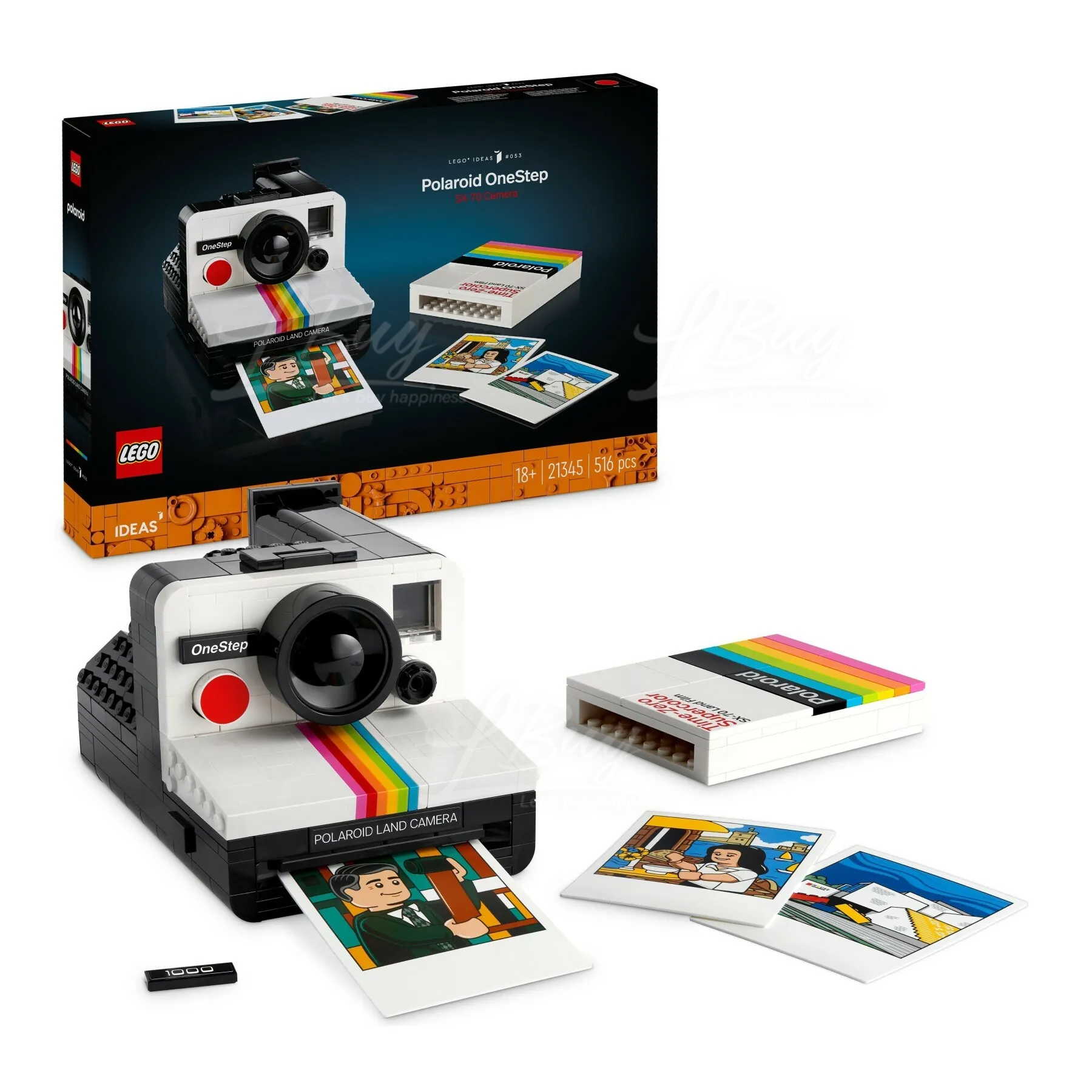 LEGO 21345 Ideas Polaroid Camera OneStep SX-70 18+