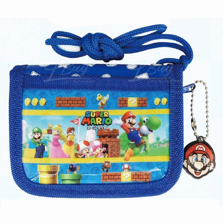 Super Mario 挂绳袋挂绳银包钱包 小童斜揹袋