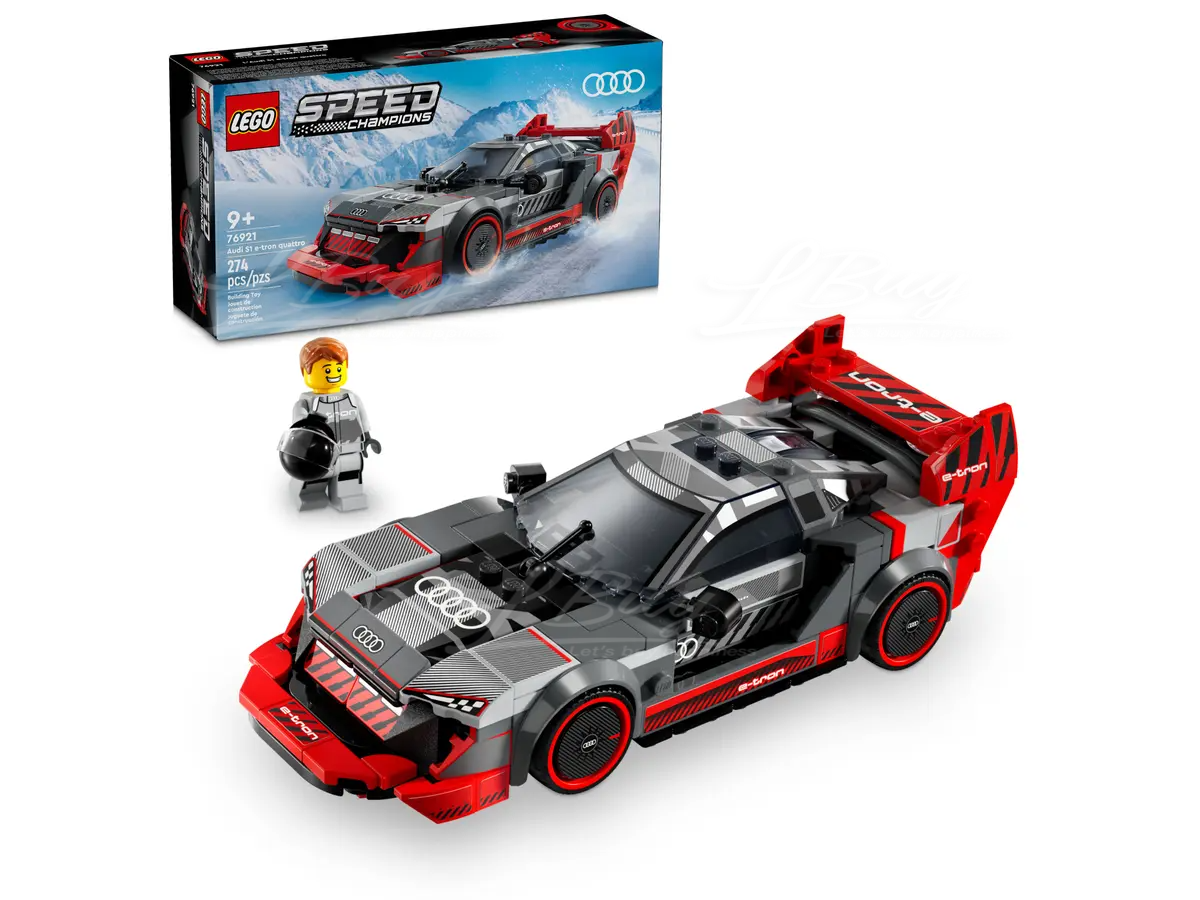 LEGO 76921 Speed Champions Audi S1 e-tron quattro Race Car 9+