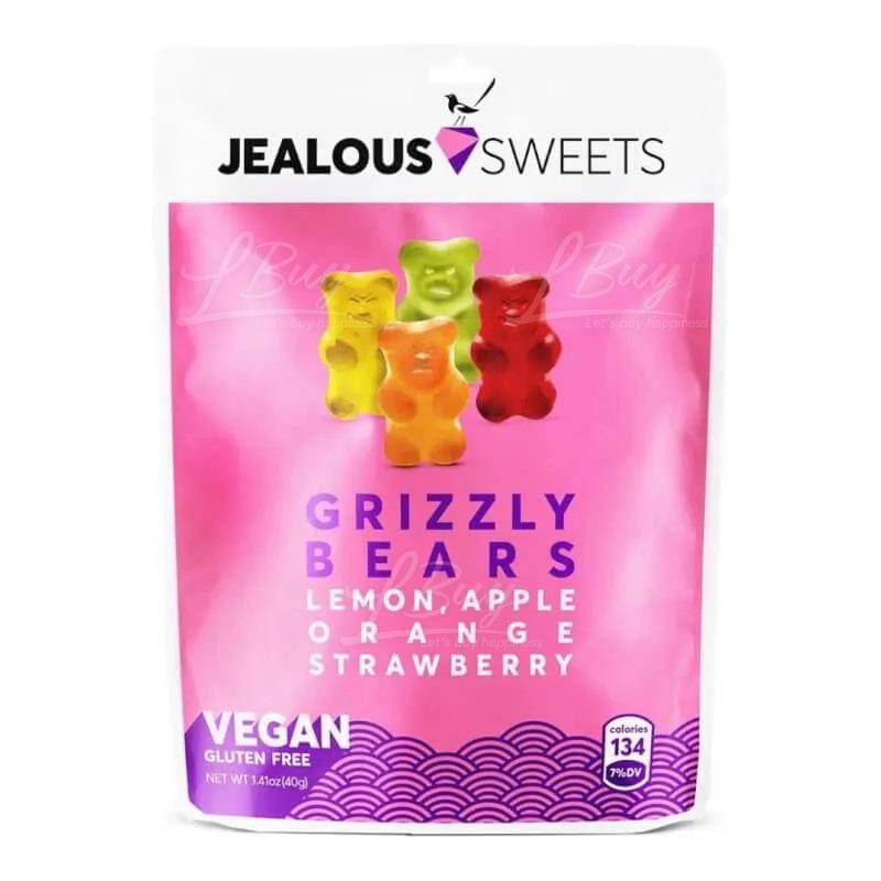 Jealous Sweets 纯素杂果味嬲嬲熊软糖(柠檬+苹果+橙+草莓味)40g