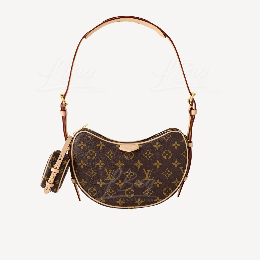 LV 新款LV Remix Croissant MM Monogram單肩袋斜孭袋 配同款迷你手袋 M46828