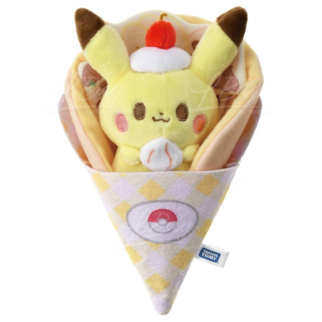 精靈寶可夢毛公仔-Pokepeace 薄餅包裹 比卡超