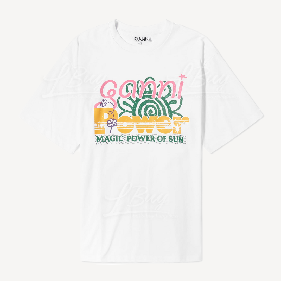 Ganni Short Sleeves Tee T-Shirt