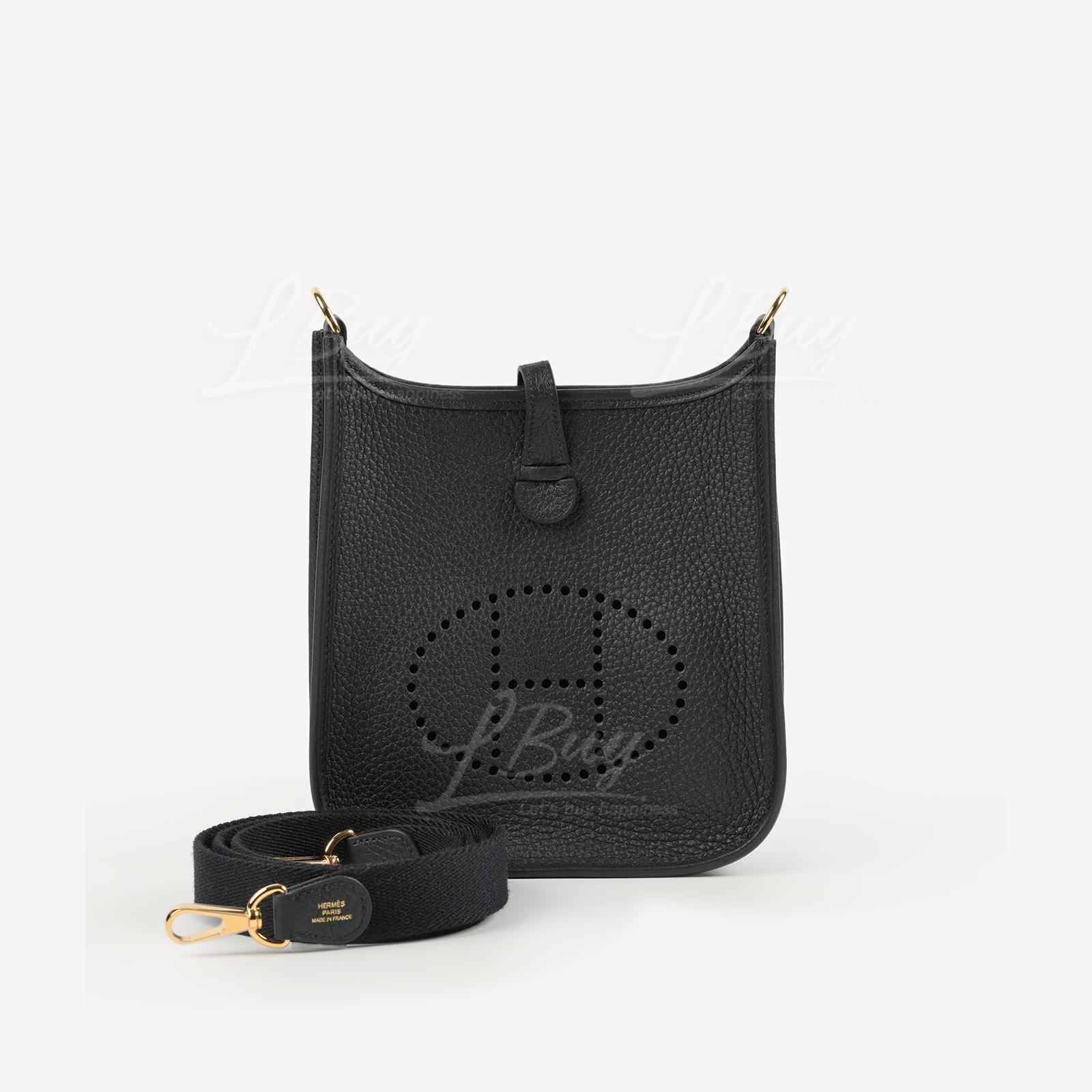 Hermes Mini Evelyne 16 Amazone Bag Black ghw