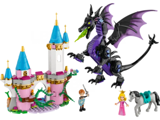 LEGO 43240 Disney Classic 龍形態黑巫婆