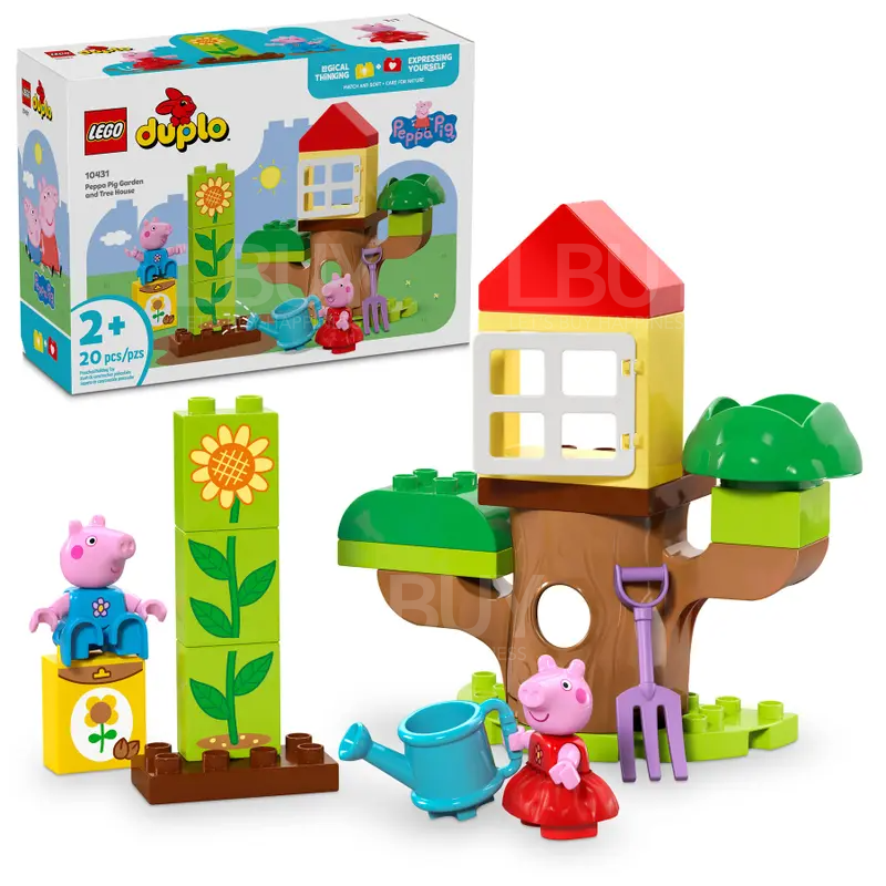 LEGO 10431 DUPLO Peppa Pig Garden and Tree House 2+