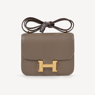 Hermes Mini Constance 19 Etoupe ghw