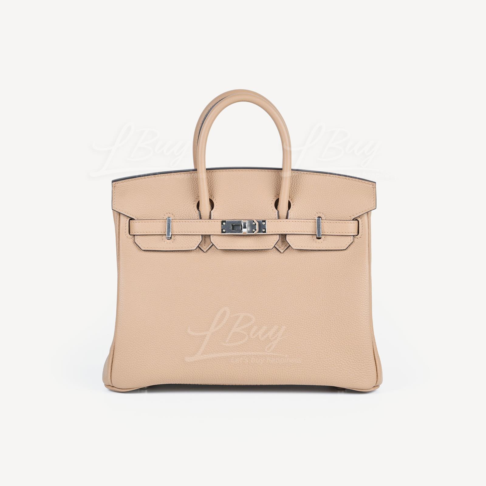 Hermes Birkin 25 Bag 手挽袋 OM Chai 馬薩拉茶色 銀扣