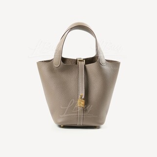 Hermes Picotin Lock 18 Bag 手挽袋 大象灰 金扣 Etoupe ghw