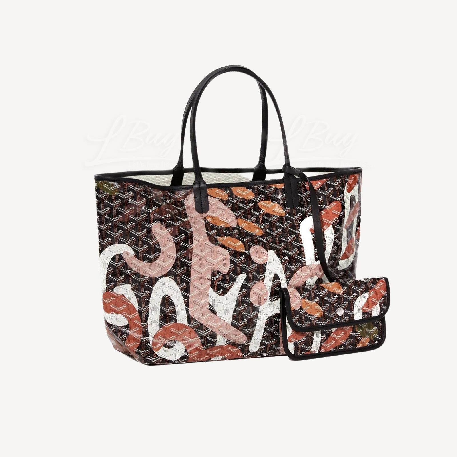 Goyard Saint Louis PM Bag Lettres Camouflage Pink