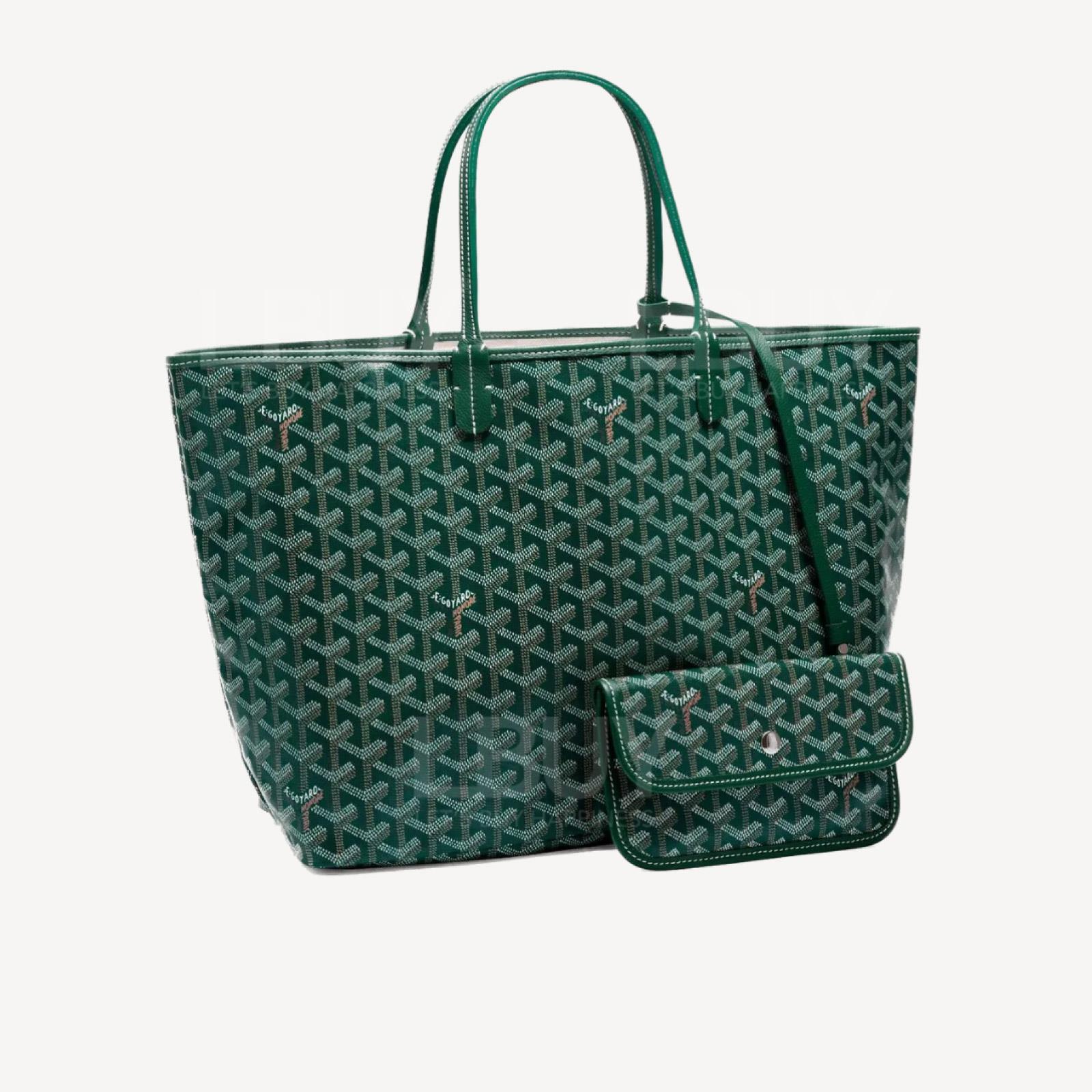 Goyard Saint Louis Bag PM 單肩手袋手挽袋附內袋 綠色