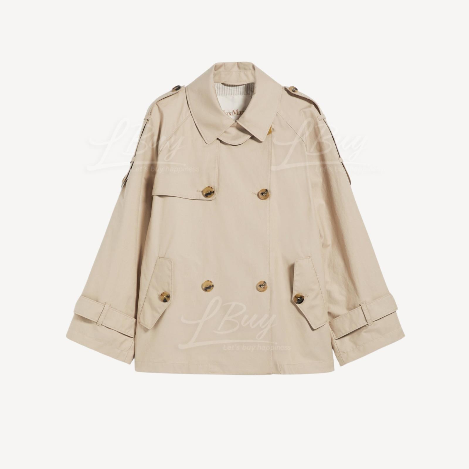 Maxmara 米色短身乾濕外套
