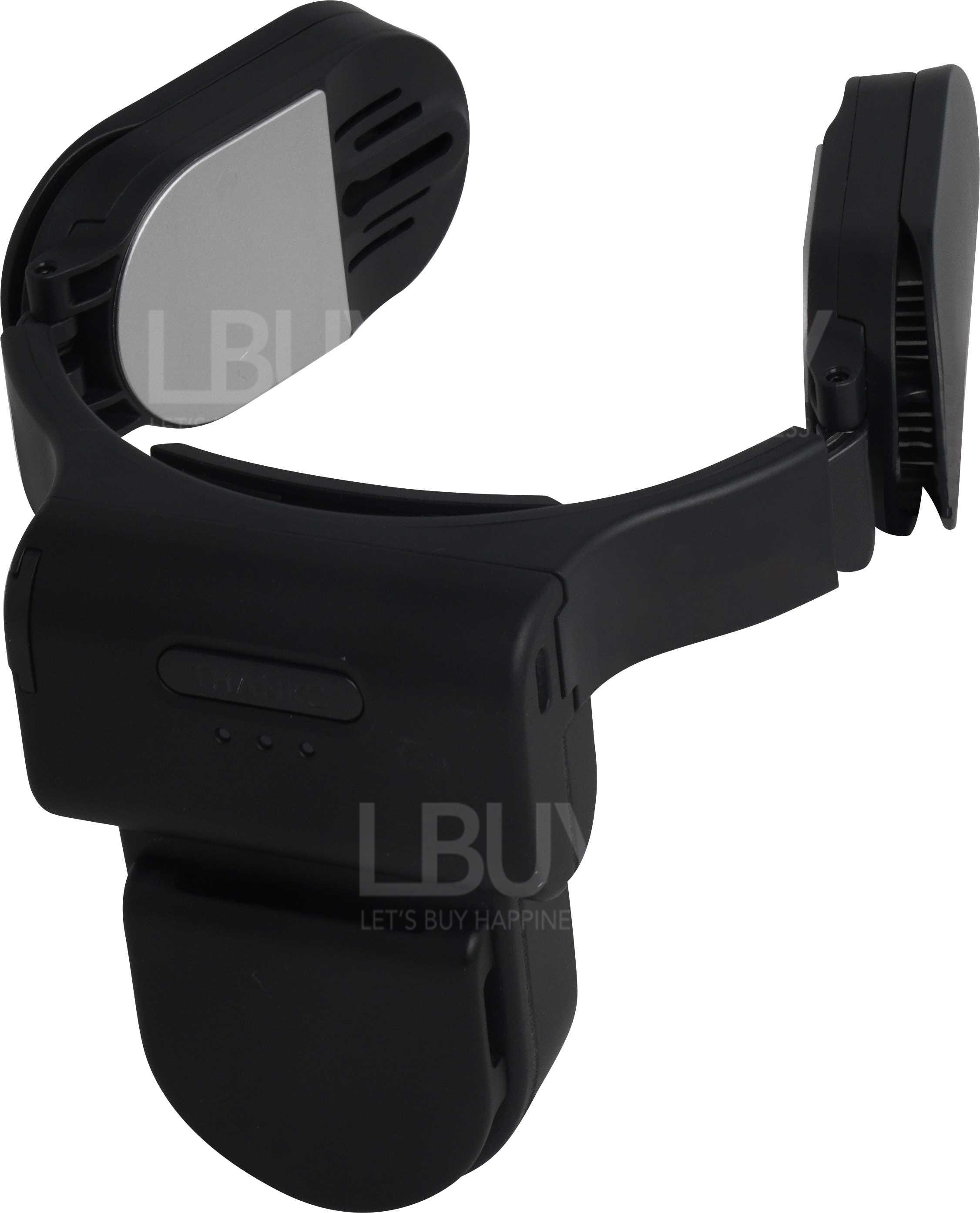 Thanko Neck Fan + Cooler SLIM Black