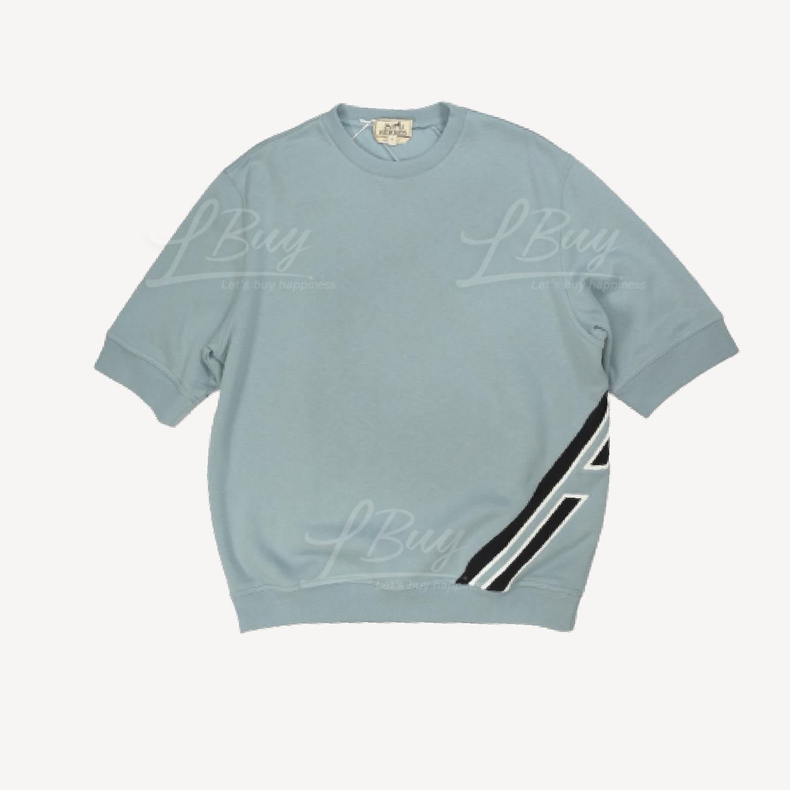 Hermes Run H t-shirt 雾霾蓝