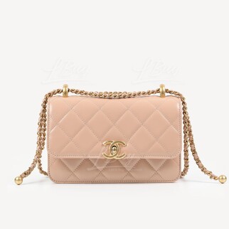 Chanel Calfskin 19cm Flap Bag AS2615