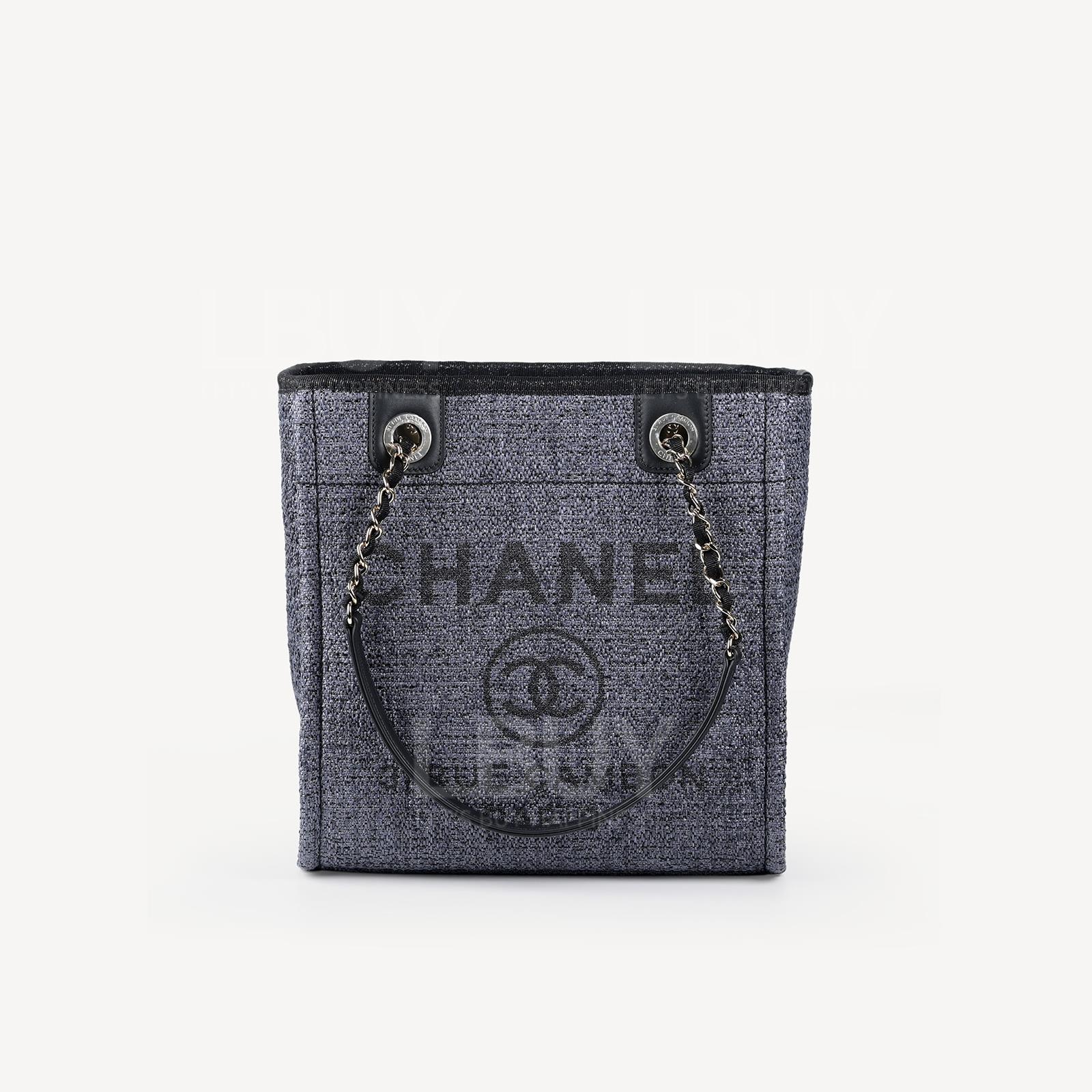 Chanel Deauville Small Tote Bag 灰黑色 小号手挽袋