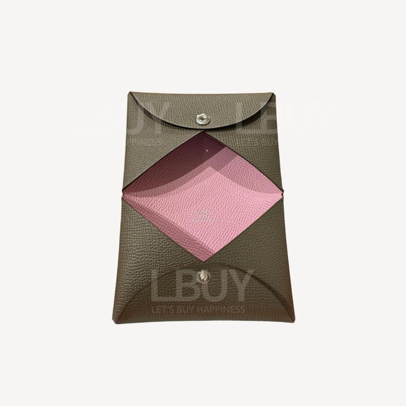 Hermes Calvi Verso Card Holder 双色卡片套