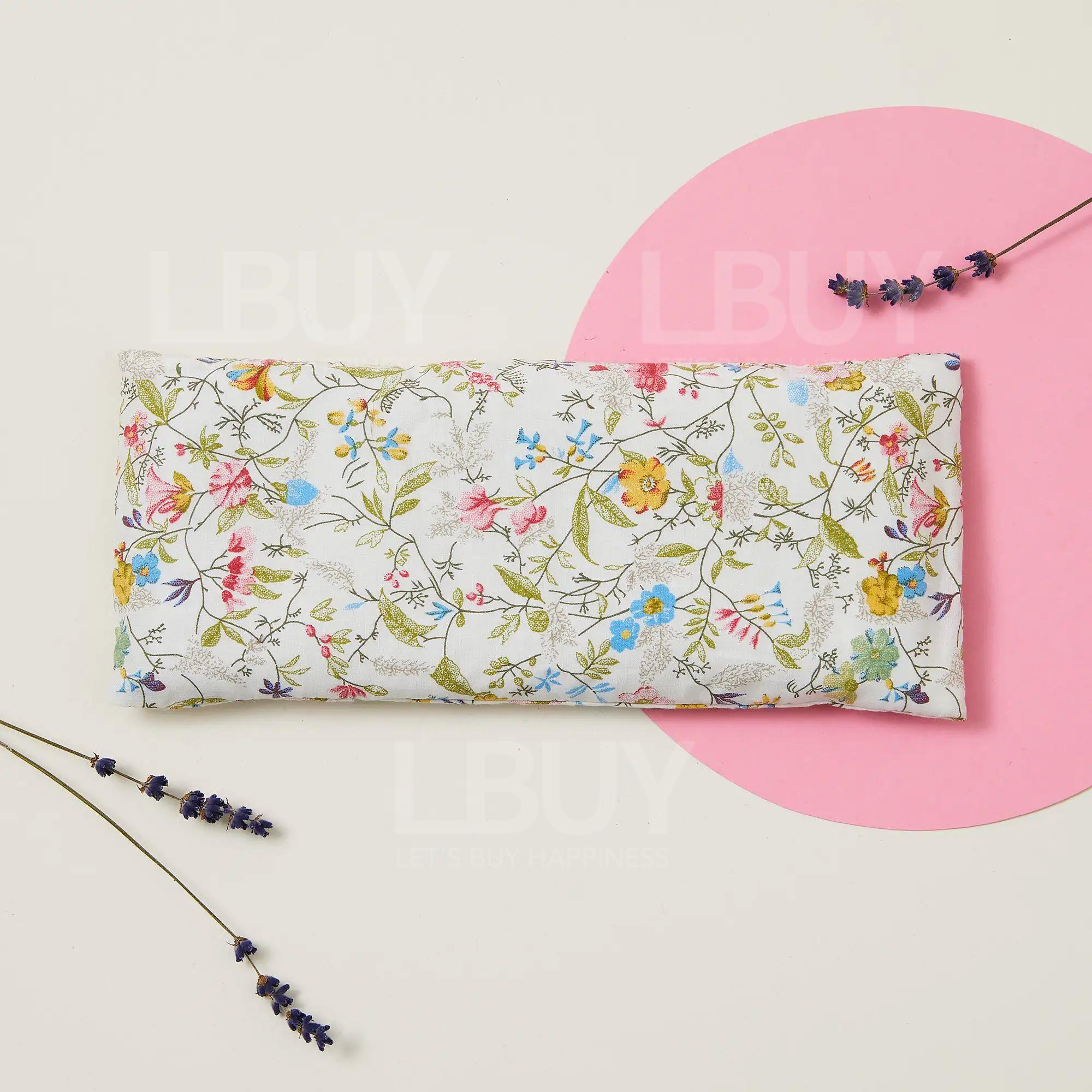 CLARITY BLEND Lavender Relaxation Eye Pillow - Summer Meadow Pattern