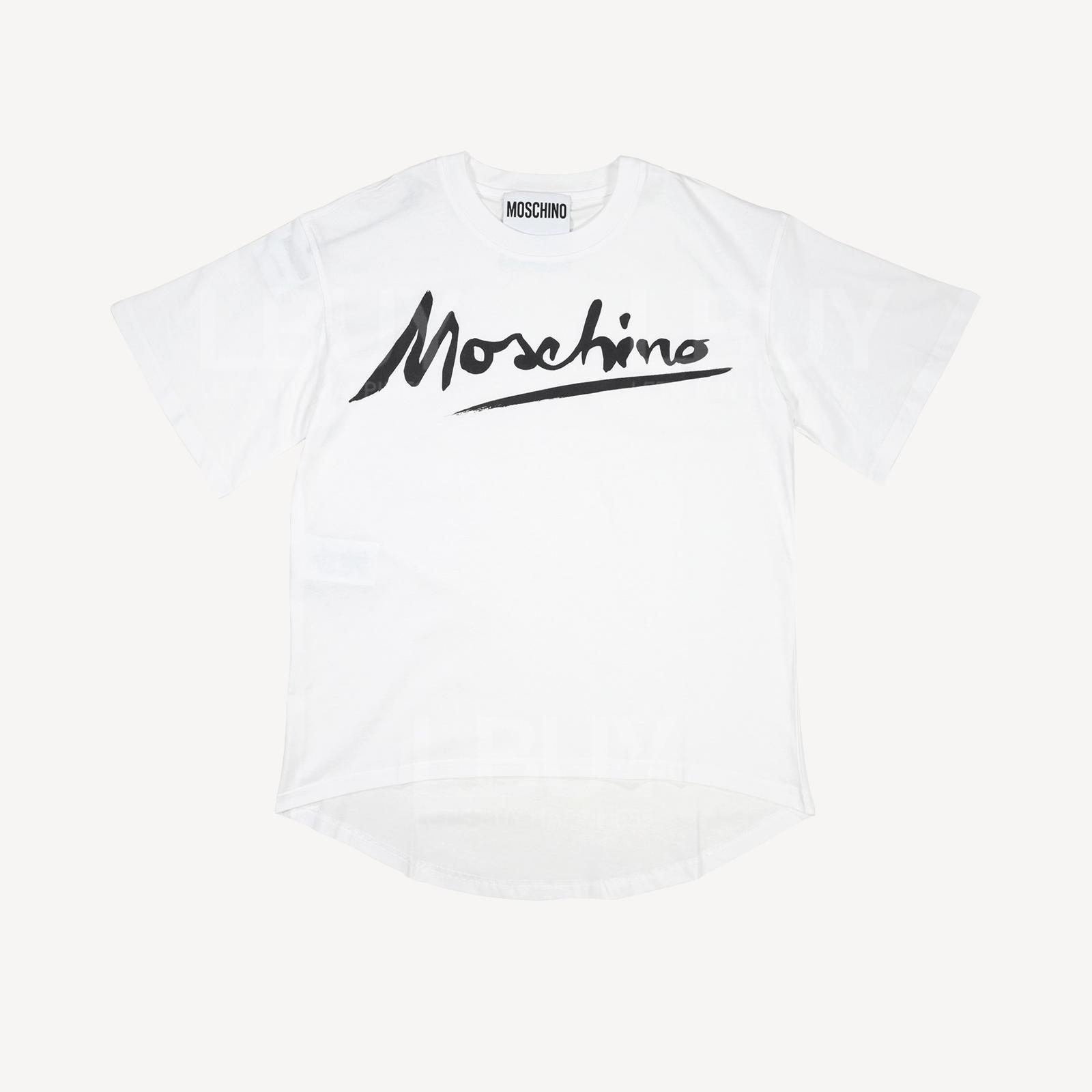 Moschino Couture Logo 短袖T恤 白色