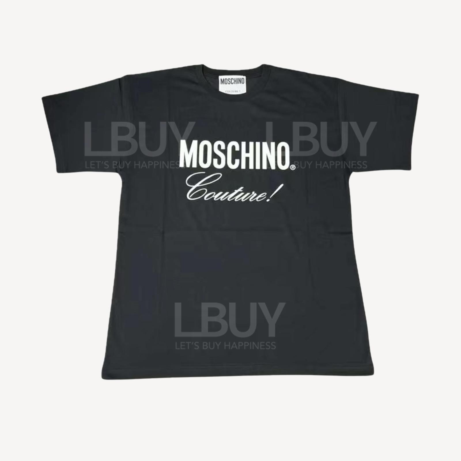 Moschino Couture 主線黑色寬鬆Tee T-Shirt