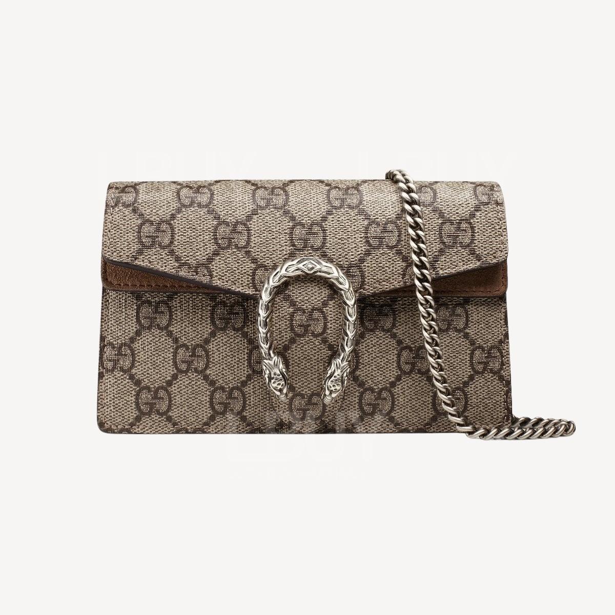 Gucci Dionysus GG Supreme Super Mini Bag 476432-KHNRN-8642