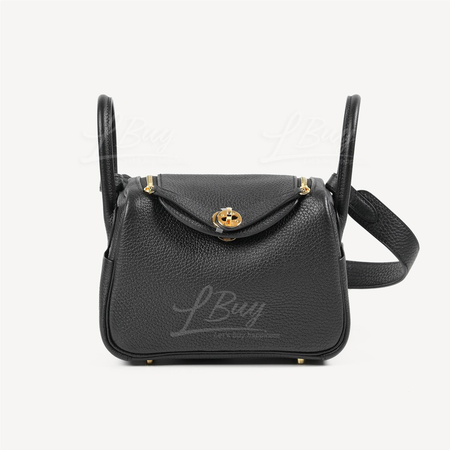 Hermes Lindy Mini Bag Black ghw