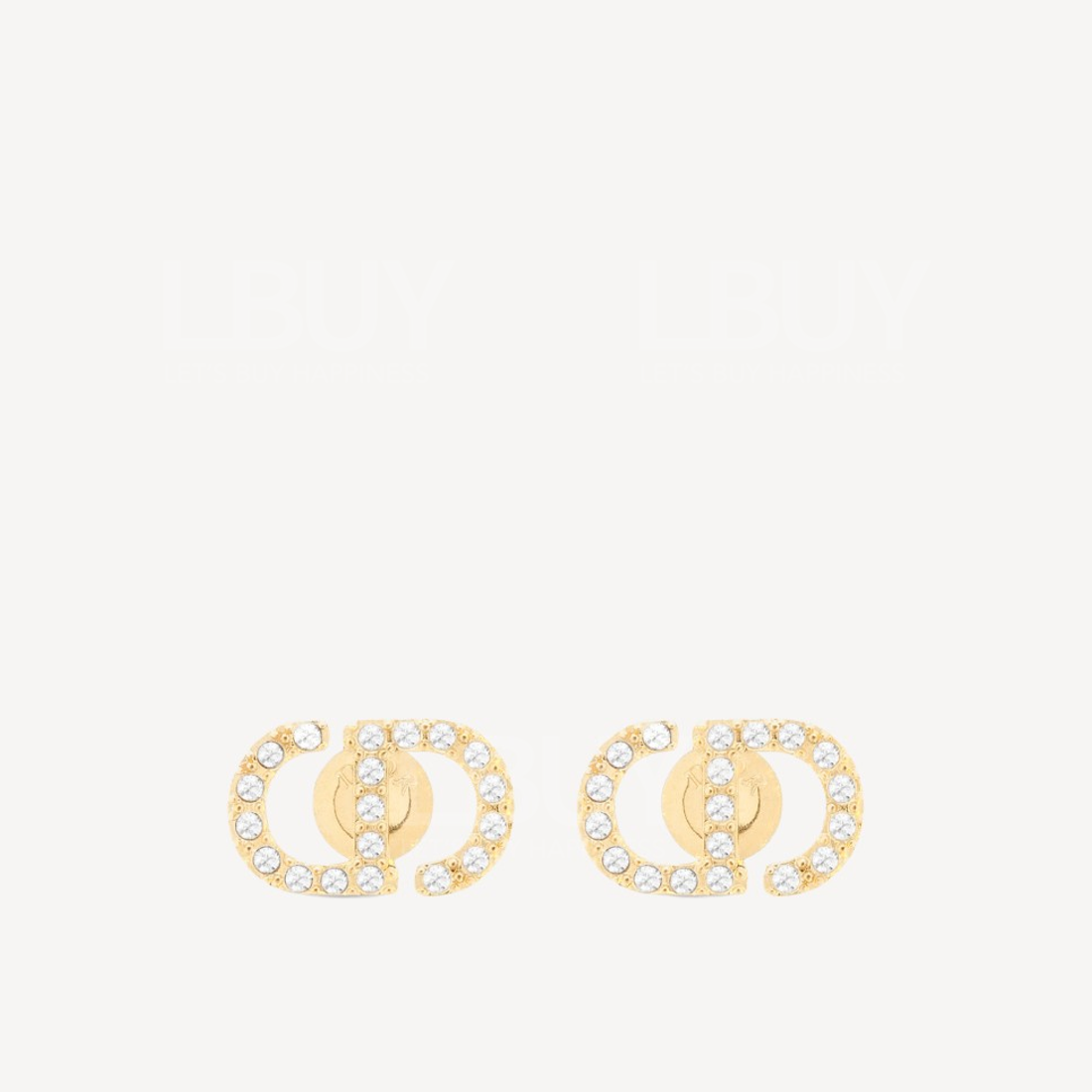 Dior Petit CD Gold Mini Stud Earrings E3045