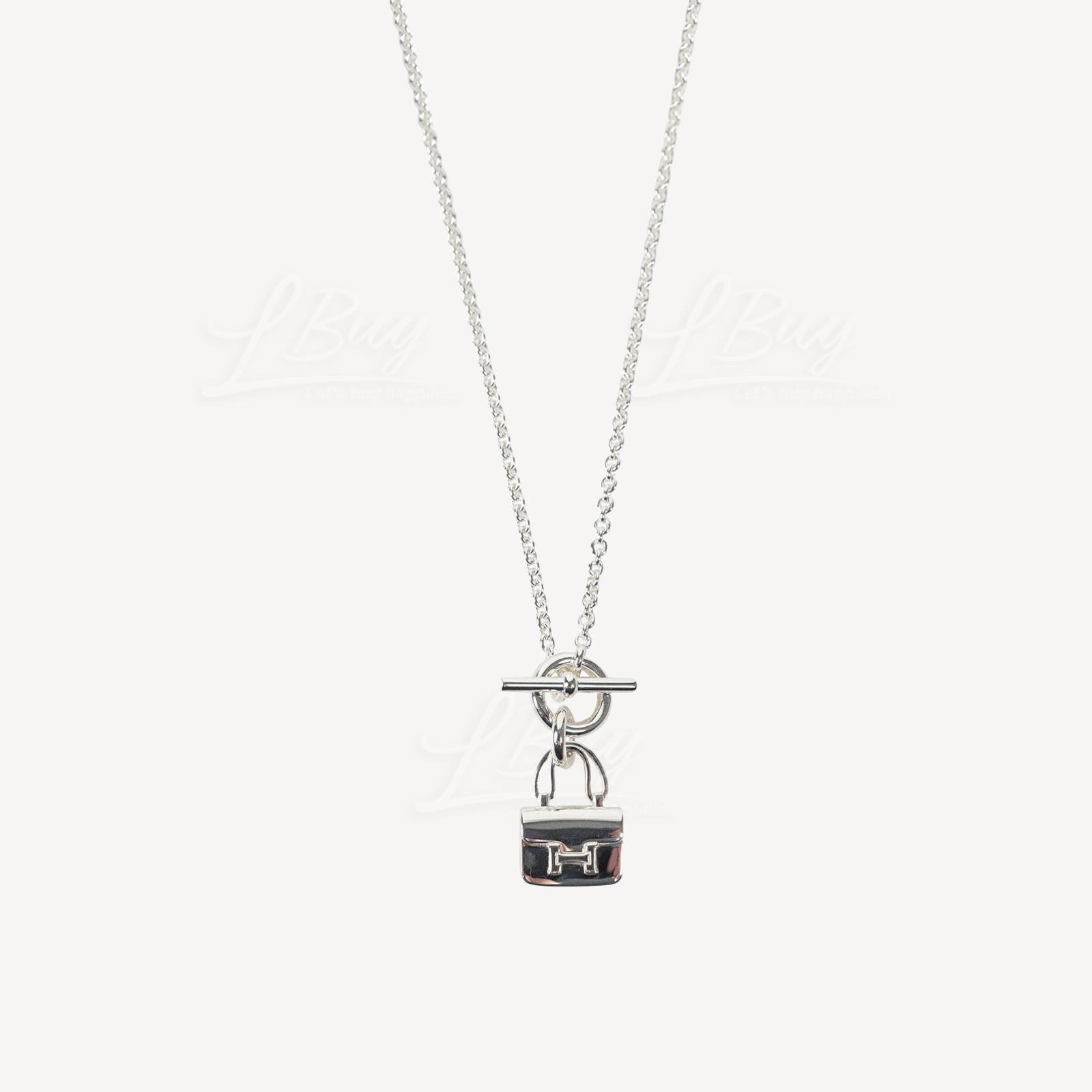 Hermes Amulettes Constance Pendant 手袋吊咀吊坠925纯银项链