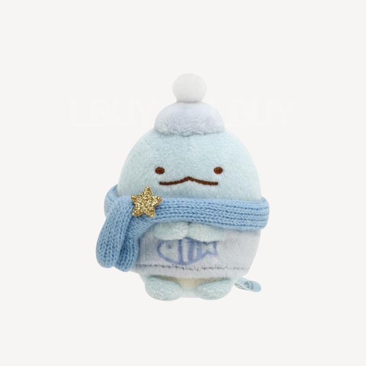 角落生物 恐龙手玉毛公仔 冬天围巾6.5cm
