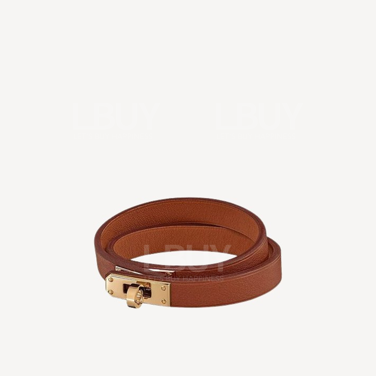 Mini Kelly Double Tour bracelet 金色配金色