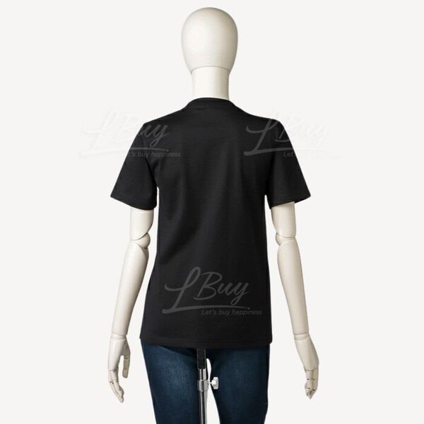 Tシャツ・カットソー BURBERRY Woman T-Shirt Black 8080324 Burberry Logo Tee - Black - Women | 8080324 | thebs.com