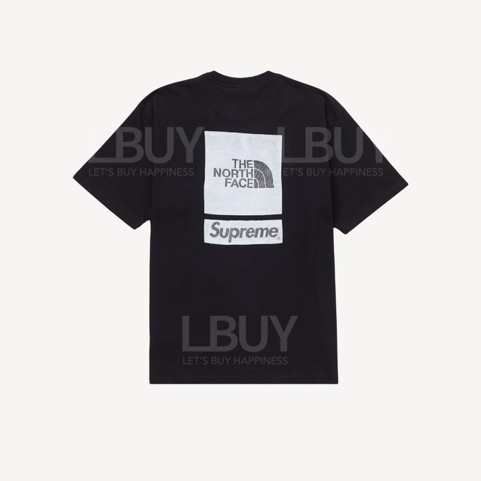 Supreme X The North Face S/S Top 黑色短袖T恤