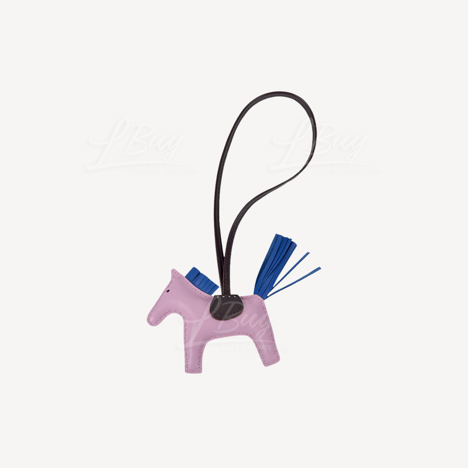 Hermes Rodeo PM Charm 包袋吊飾 三併色 錦葵紫 法國藍 馬鞍紅