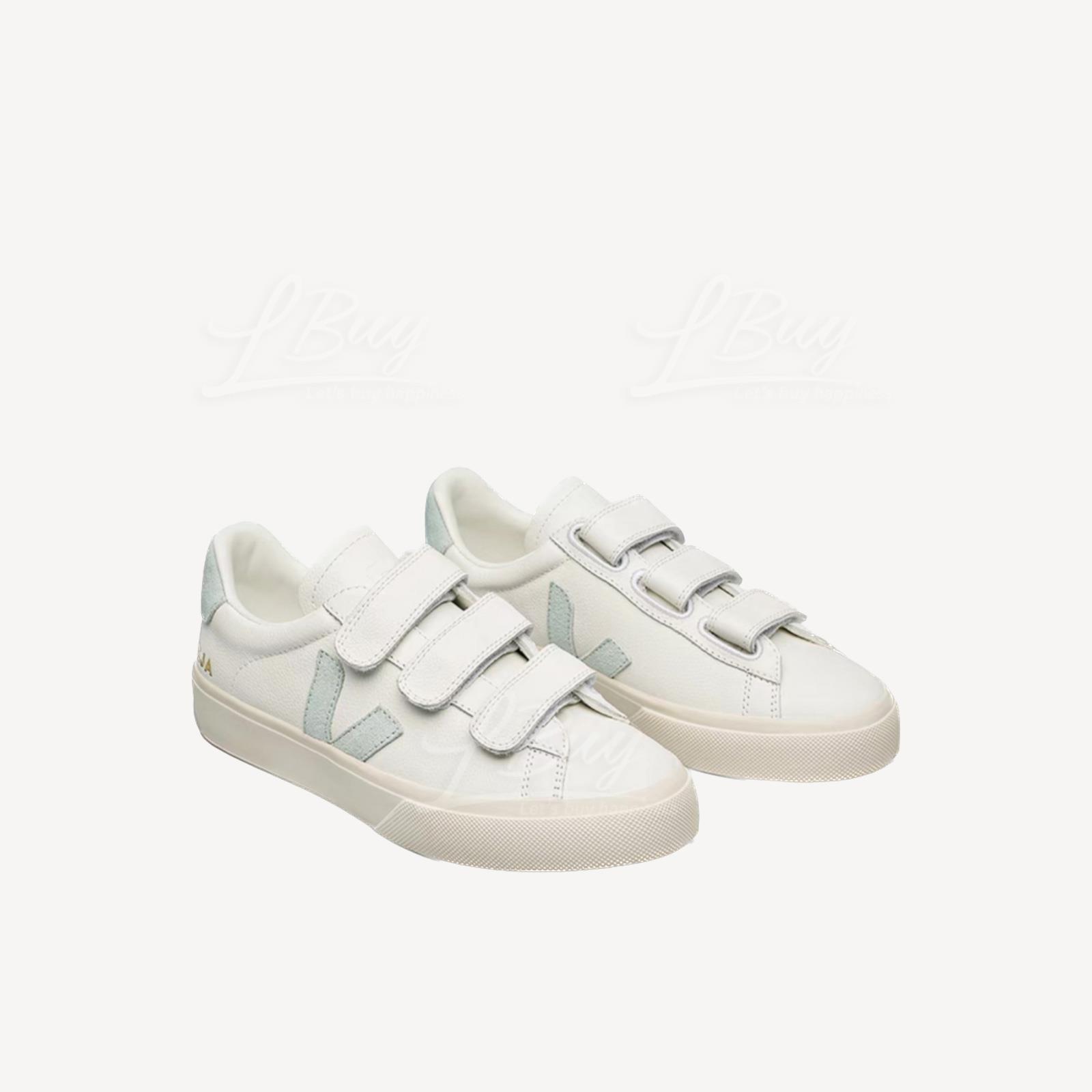 VEJA 淺綠色尾小白鞋