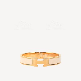 Hermes Clic H Bracelet 手镯 手鈪 4P 珠贝色配金色