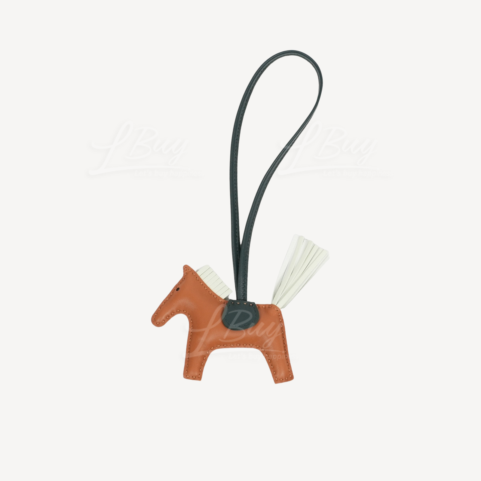 Hermes Rodeo PM Charm 包袋吊飾 三併色 金色 氣泡綠 松柏綠