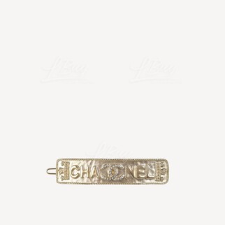 Chanel Golden Crown CC Logo Barrette AB6653