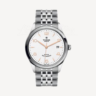 Tudor 1926 M91550-0011 鋼錶殼，直徑39毫米 白色錶面