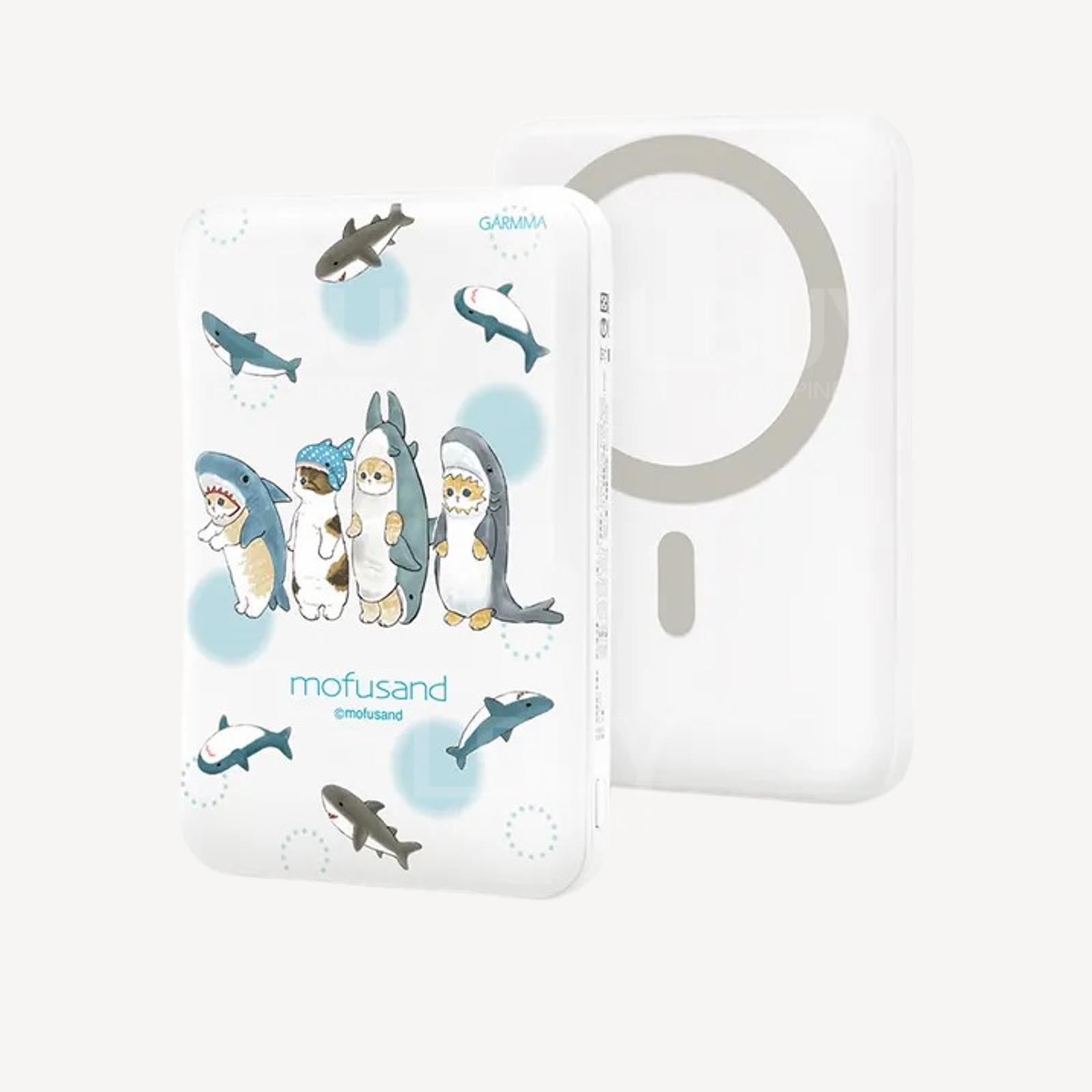 Garmma Mofusand Magsafe POWERBANK 10000 mAh - Shark Cat