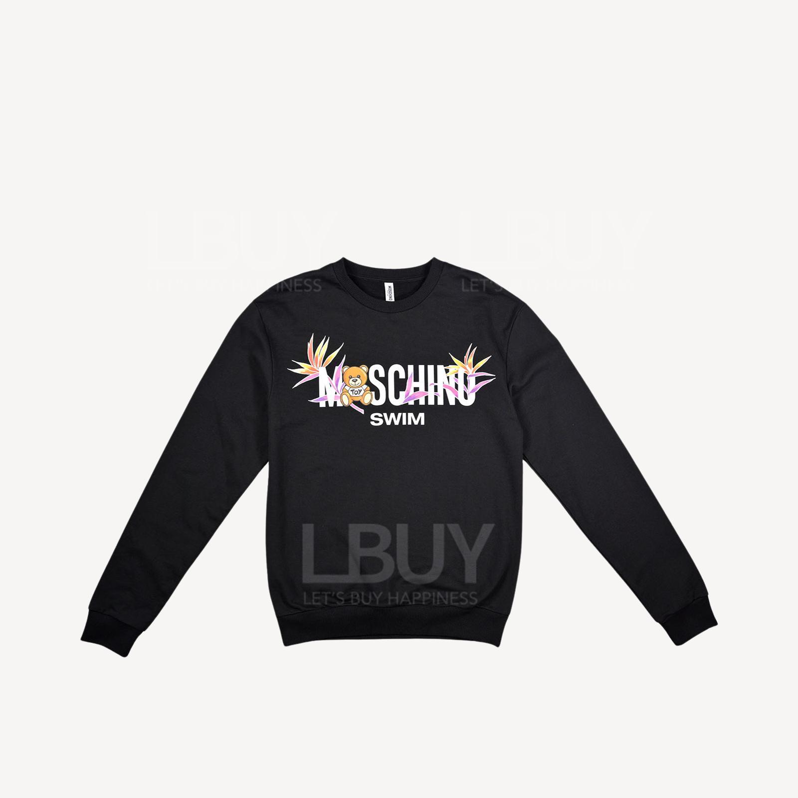 Moschino Swim Logo泰迪熊衛衣 黑色