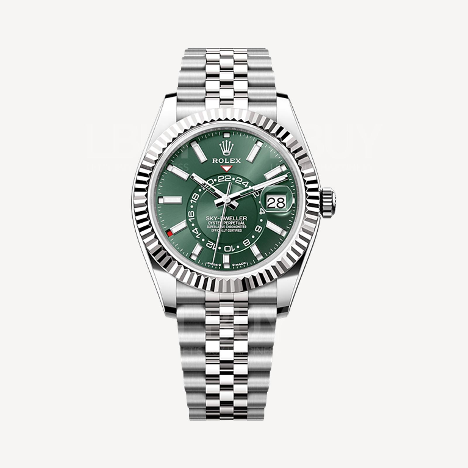 Rolex Sky-Dweller 336934-0002 Mint Green 腕表