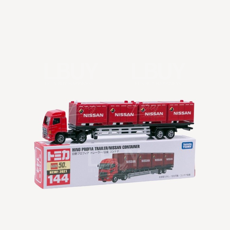 TOMICA 144 Hino Profia Trailer / Nissan Container