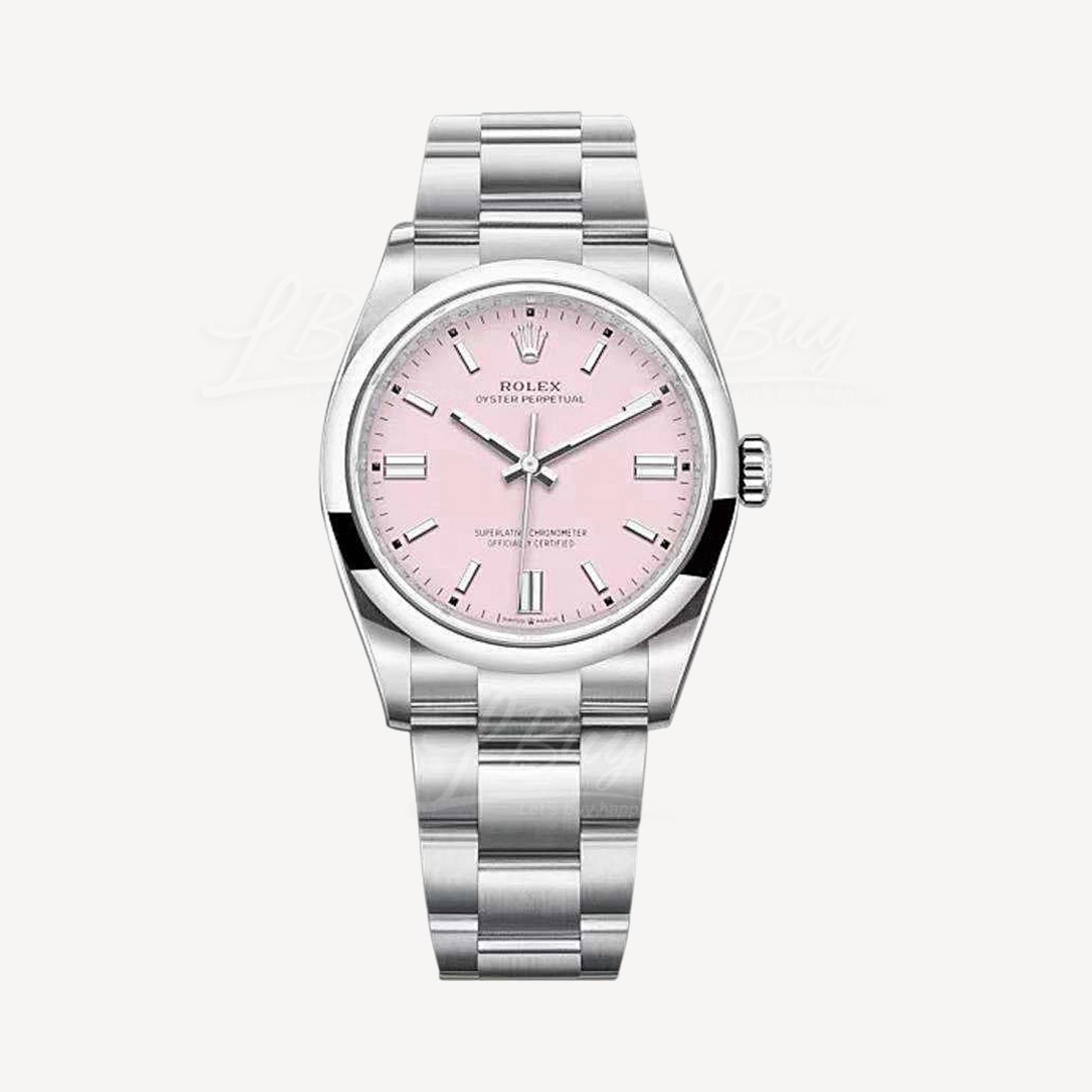 Rolex 126000 Oyster Perpetual 36 Candy Pink Watch