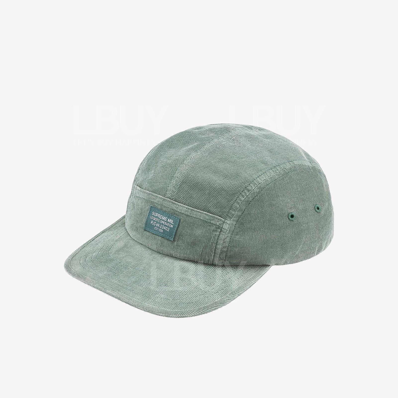 Supreme Corduroy Pocket Camp Cap Teal