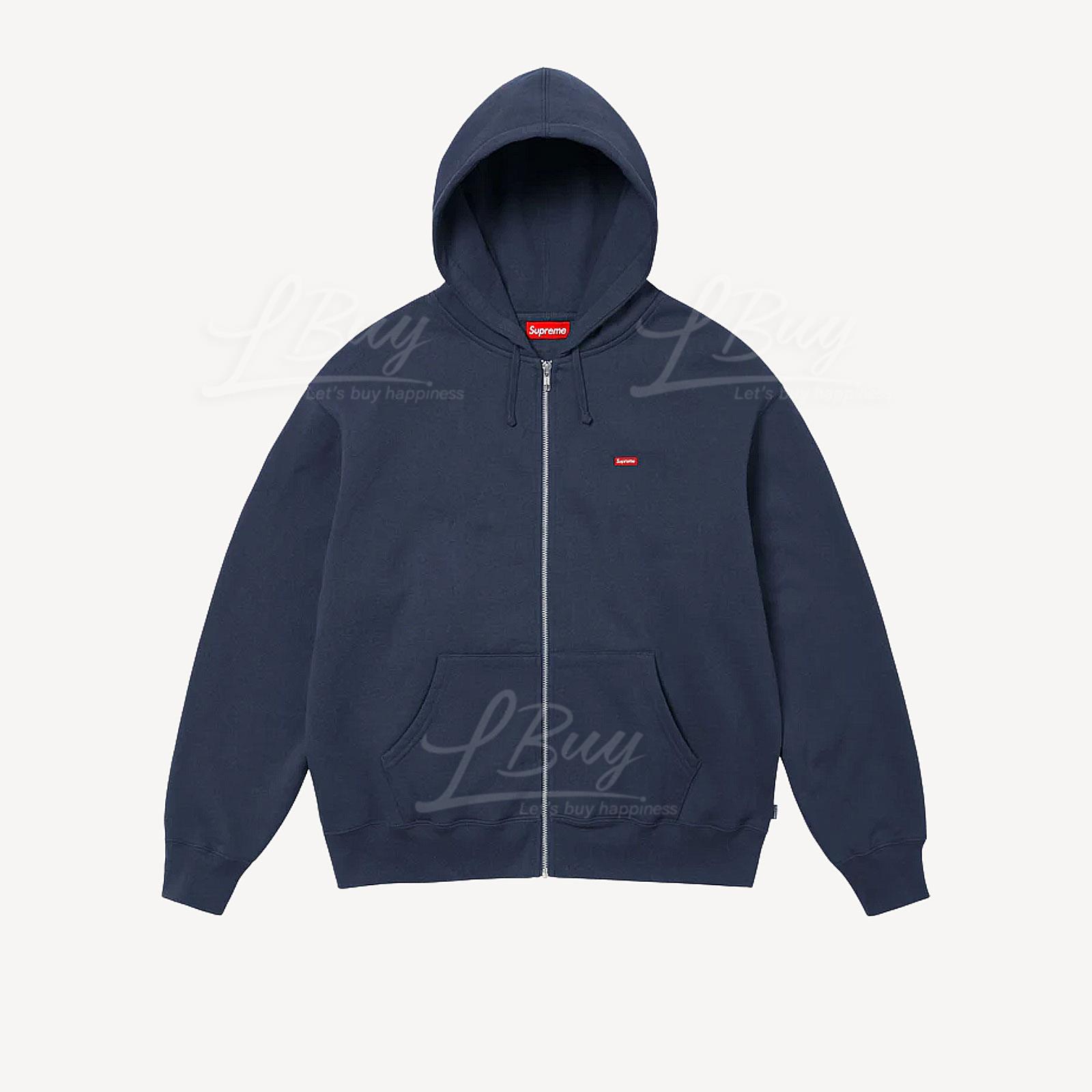 Supreme Small Box 拉链卫衣 海军蓝色