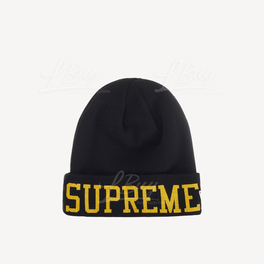Supreme New Era Varsity Beanie Black