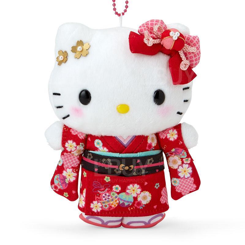Sanrio和服系列 Hello Kitty 毛公仔掛飾 16cm
