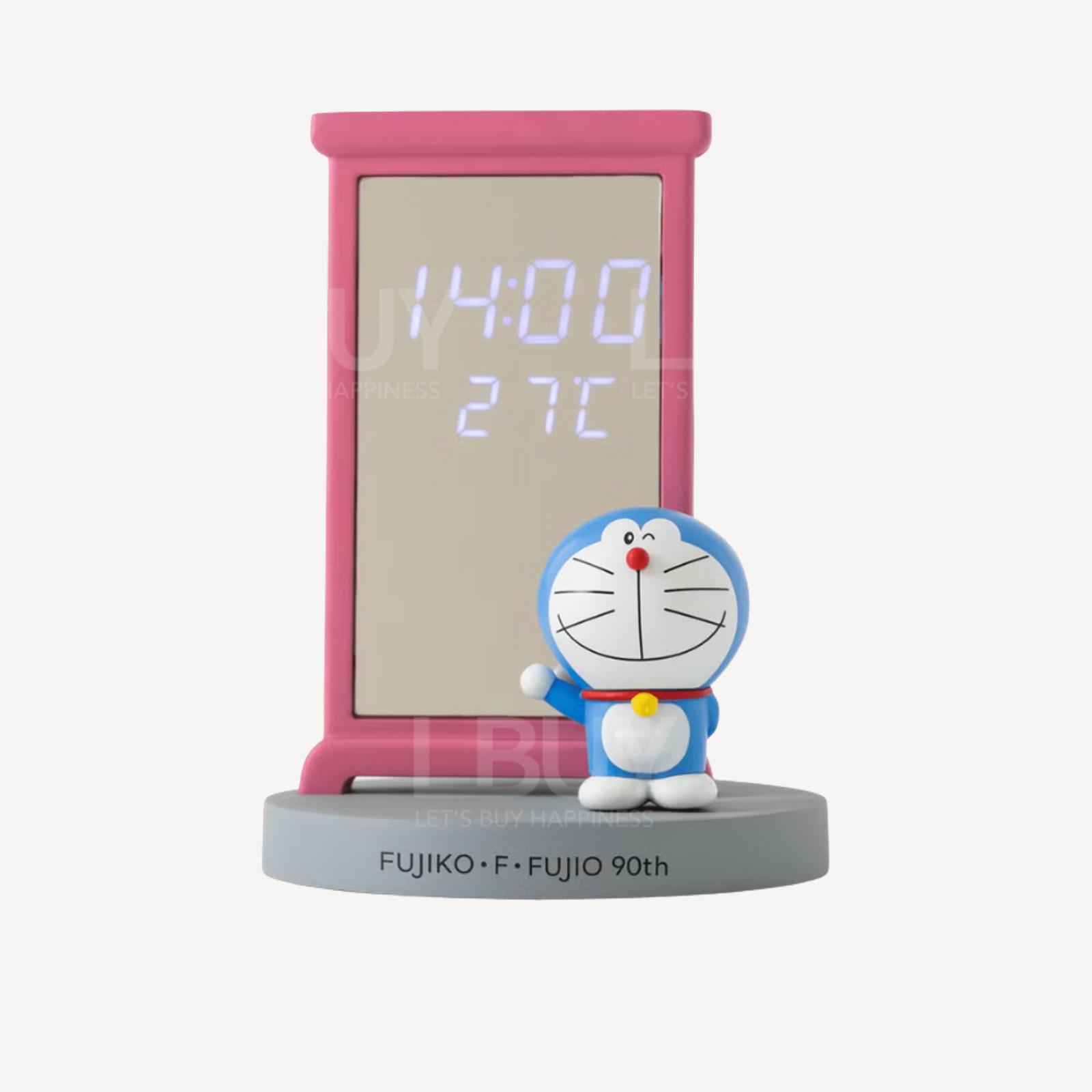 多啦A梦 限量任意门造型公仔镜面时钟