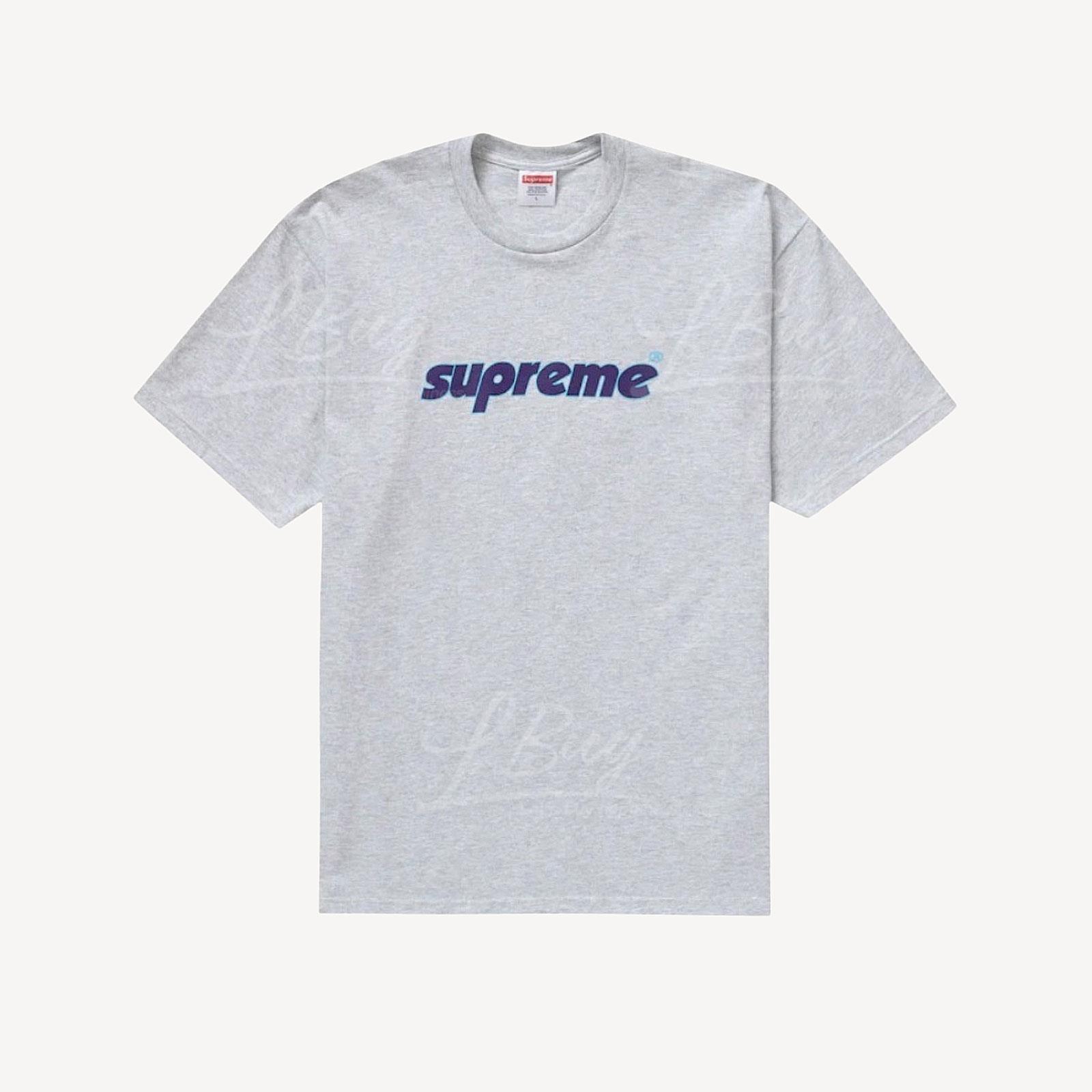 Supreme Pinline Short-Sleeved T-Shirt Light Grey