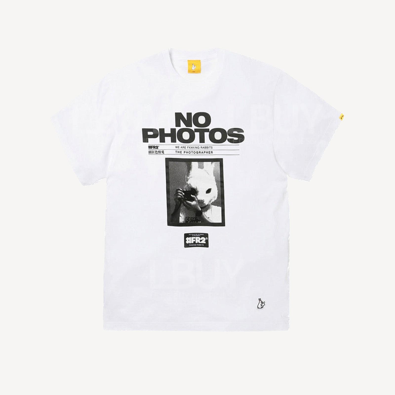 FR2 23FW NO PHOTOS TEE T-SHIRT WHITE